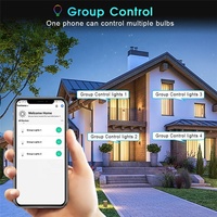 Ampoule LED WiFi intelligente Tuya, 2/9W/10W, E27, 85-265V, lampe variable, fonctionne avec Alexa Google Home, lumière intelligente, application de contrôle