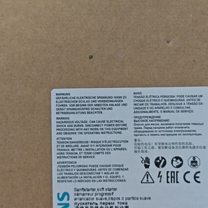 ใหม่เอี่ยม ของแท้ 3rw4075-2bb44 3rw40 ซีรีส์ 230a 132kw 400v 400-600vac ซอฟต์ PLC - Product Image 1