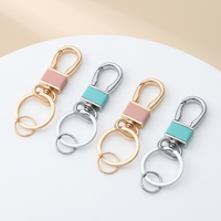 Porte-clés personnalisé avec logo coloré, fermoir métallique antirouille, organisateur de clés de voiture portable, Llavero Promocional