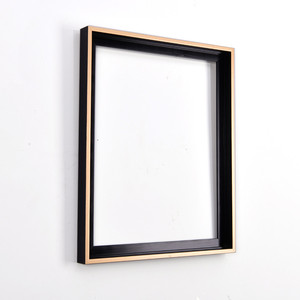 Bán Sỉ Khung Vải Bố Gỗ Trơn Cổ Điển Đơn Giản Màu Đen 66H * 35W Kiểu Cổ Điển Đặt Làm Tranh - Product Image 5