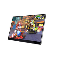 Moniteur portable intelligent 14 pouces 1920*1080p, écran supplémentaire compatible avec les smartphones, les ordinateurs portables et les ordinateurs