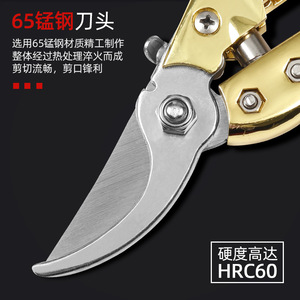 Lu Ban's Work Pruning Shears Alloy Steel 10-20 Mm Metal Handle For Branches Trimming - Product Image 4