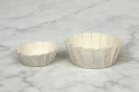 Papier sulfurisé en silicone jetable, résistant à la chaleur, écologique, de qualité alimentaire, pour friteuse à air et moule à gâteau, marron/blanc, 6/8/10 pouces