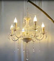 Lustre en cristal de décoration de plafond de mariage lustres suspendus de lumières pour la partie d'événement