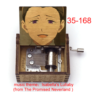 Caja Musical de Madera con Manivela, Tema Musical de Promised Neverland, Canción de Cuna de <span class=keywords><strong>Isabella</strong></span>, para Regalo de <span class=keywords><strong>Cumpleaños</strong></span> o Navidad - Product Image 6