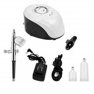 Compresseur d'air de bureau pour aérographe, pulvérisateur facial et corporel, pistolet de pulvérisation pour usage domestique, nail art, tatouage, coloration des cheveux et maquillage - Product Image 4