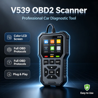 Escáner OBD2 USB V539 Actualizado 2026, Lector Profesional de Códigos de Luz de Advertencia del Motor para Todos los Vehículos con Protocolo OBD II de 1996 en Adelante