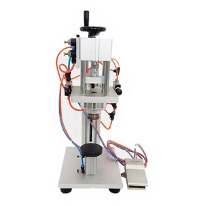High-end semi automatica pneumatica profumo tappo di bottiglia attrezzo di piegatura - Product Image 1