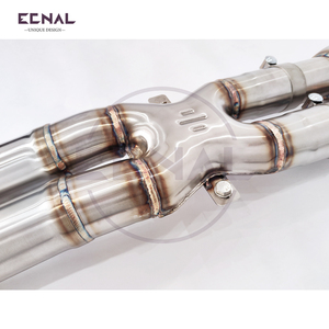 Escape Universal Profesional Ecnal Valvetronic para BMW E60 <span class=keywords><strong>E61</strong></span> <span class=keywords><strong>M5</strong></span> 5.0L 2003-2009, Acero Inoxidable SS304 con Válvula - Product Image 6