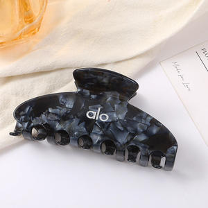 Pinza per Capelli Stile Coreano Standard in Acetato e Acrilico per Donna, Fermaglio a Squalo per Nuca - Product Image 4