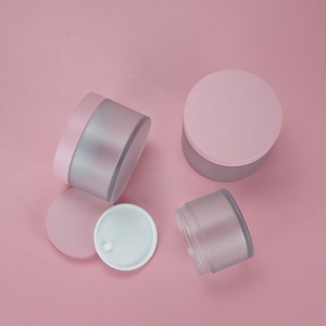 50g 100g 150g 200g 250g Body Scrub <b>Jar</b> Round Thick Bottom Clear <b>Plastic</b> Cosmetic Packaging Cream <b>Jar</b> With White Lid - Product Image 6