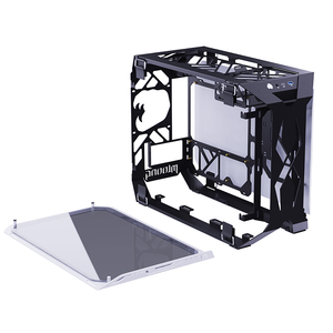 Gabinete de Alta Gama Tipo <span class=keywords><strong>C</strong></span> Negro/Blanco, Gabinete de Torre Completa para Juegos, Compatible con ITX / M-ATX / ATX - Product Image 5