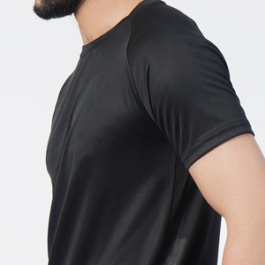 Workout Training Polyester/Spandex Quick Dry Breathable Gym T Shirt Custom Sport Active Athletic Clothing Fitted T Shirt For Gym - Product Image 2