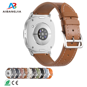 Pulseira De Couro De Luxo Para Samsung Galaxy Watch 8 Smartwatch Homens WomenStrap Para Galaxy Watch Ultra Pulseira - Product Image 1