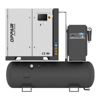 Compresseur d'air à vis 11 kW 16 bar 15 ch tout-en-un Compresseurs d'air à vis industriels Compresseur d'air à vis avec sécheur