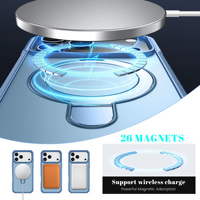 JUNBO Dudukan Cincin Putar Magnetik dengan Penyesuaian Sudut Bebas, Tampilan Horizontal Vertikal untuk iPhone Duo Fold
