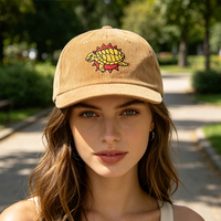 Casquette snapback vintage en velours côtelé à 6 panneaux, broderie personnalisée de haute qualité, casquette de baseball unisexe en velours côtelé