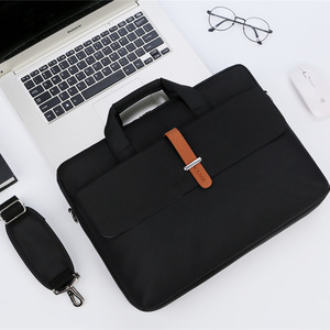 Une épaule Portable PU sac d'<span class=keywords><strong>ordinateur</strong></span> unisexe sac à main LOGO imprimer femmes cahier porte-documents hommes tablette couverture personnalisé sacs pour <span class=keywords><strong>ordinateur</strong></span> portable - Product Image 6