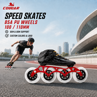 Patins à roulettes de course personnalisés de haute qualité SK5, coque en fibre de carbone professionnelle, châssis en aluminium, roulements en céramique