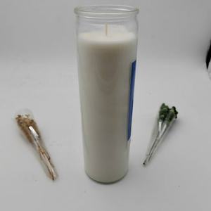 เทียนโบสถ์สูง8นิ้วเทียนสวดมนต์7วันโถแก้วเทียนแก้วเทียนบูชาสำหรับการให้แสงสว่างอย่างต่อเนื่อง - Product Image 4