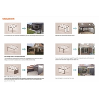 Véranda préfabriquée murale en verre pour jardin extérieur d'été, maison de jardin en verre, véranda de terrasse