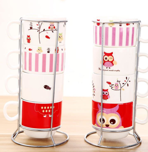 Promoción de <span class=keywords><strong>taza</strong></span> de café térmica, tazas apiladas de alta calidad, regalo promocional de cerámica, tamaño y forma modernos, <span class=keywords><strong>se</strong></span> pueden personalizar para fiestas - Product Image 5