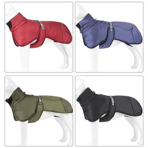 2024 nueva Navidad clima frío escote elástico pierna a prueba de viento chaqueta de perro grande algodón acolchado invierno cálido <span class=keywords><strong>abrigos</strong></span> de perro <span class=keywords><strong>para</strong></span> perro grande - Product Image 5