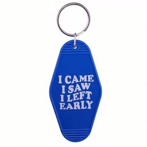 Design Wholesale Acrylic Plastic <b>Keychain</b> Customize Your Design logo Motel Blank Hotel <b>Keychain</b> - Product Image 3