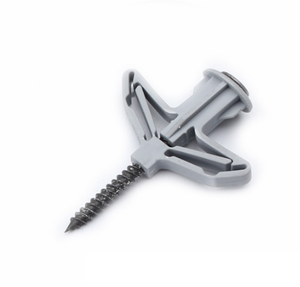 Grey пластиковый нейлоновый настенный штекер с бабочкой - Product Image 2