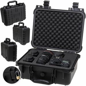 14" Plastic <strong>Hard</strong> <strong>Case</strong> IP67 Waterproof with Pre-cut Foam Shockproof Medium Size for <strong>Camera</strong> Storage Well Protective OEM Bulk Stock - Product Image 3