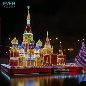 LED Holy Tower Castle Motif Light Tower Light Street Decorations Illumination For Muslim - Product Image 4