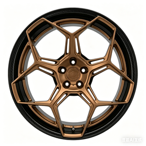 Jantes en fibre de carbone forgées sur mesure en deux parties, 19 20 21 pouces, concaves profondes, légères, pour BMW G80 M3 Audi RS6 <span class=keywords><strong>Tesla</strong></span> <span class=keywords><strong>Model</strong></span> S Plaid - Product Image 2