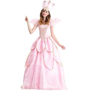 Kostum Halloween Dewasa Elegan Mewah Peri Ibu Penyihir Warna Pink - Product Image 2