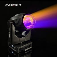 Projecteurs de scène à tête mobile 295W à double prisme à faisceau de haute qualité, 16 canaux DMX512, blanc + 13 couleurs pour mariages, clubs, DJ, événements disco