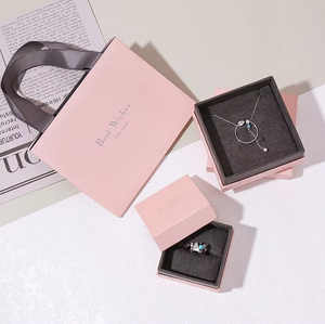 Boîte à bijoux élégante avec logo personnalisé, style minimaliste haut de gamme, boîte à bijoux musicale, ensemble de boîtes à bijoux en gros - Product Image 6