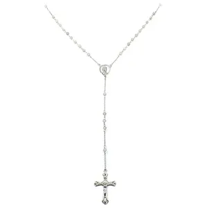 NXA-0927 Top Design Rosary Jewelry 925 Sterling Silver Pendent With Beads Rosary Necklace
