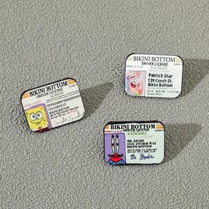 Wholesale XZ3321 New Designs Unisex Enamelled Metal <b>Brooch</b> <b>Pins</b> TV & Movie Character Anime DIY Clothing Decorations - Product Image 1