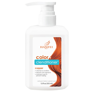 HANFEI Balsamo Colorante Rame 355ml, Balsamo Colorante Semipermanente per <span class=keywords><strong>Capelli</strong></span>, Pulisce, Condiziona, Deposita Pigmenti, Previene lo Sbiadimento dei <span class=keywords><strong>Capelli</strong></span> - Product Image 1