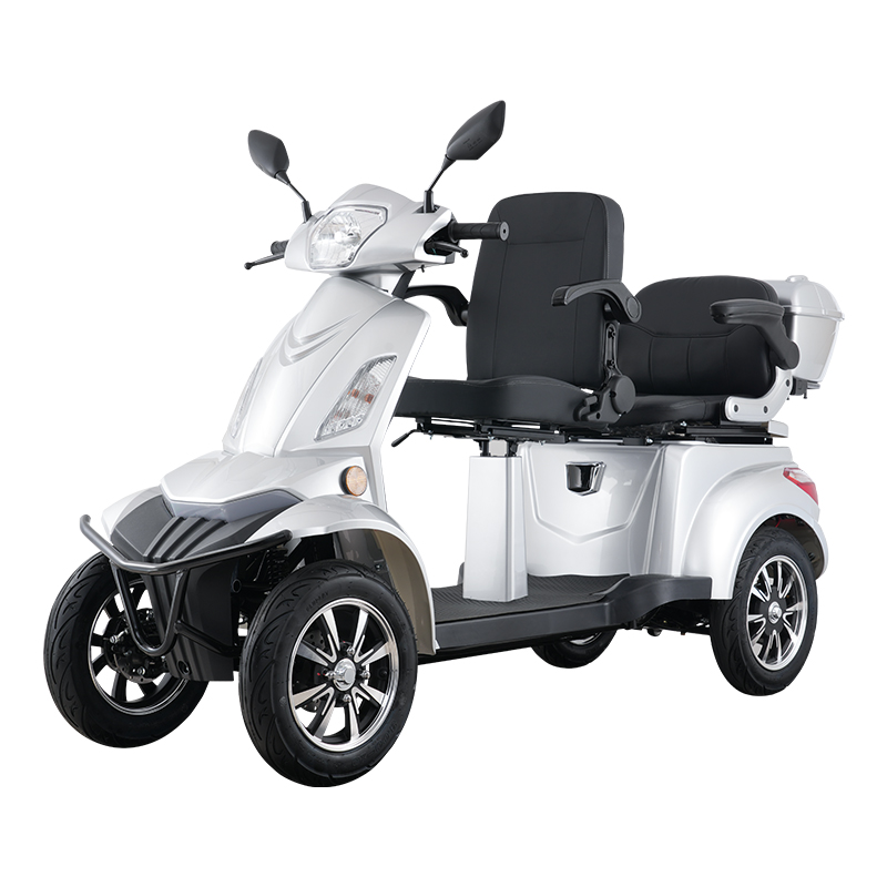Vista Quater-L1 60V Four Wheel Mobility Scooter Handicapped Scooter with Double Seat Electric Scooter Adults
