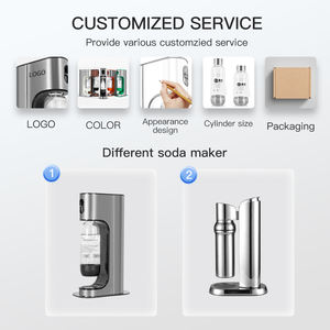 Machine de carbonatation manuelle professionnelle 1L unité de bureau en acier inoxydable pour l'<span class=keywords><strong>eau</strong></span> <span class=keywords><strong>gazeuse</strong></span> fraîche instantanée Type froid - Product Image 2