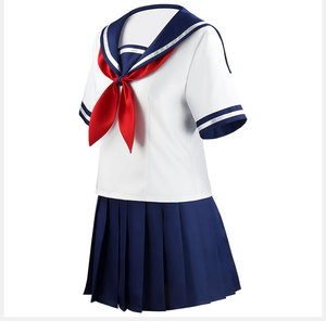 Costume de cosplay pour femme, <span class=keywords><strong>Anime</strong></span> Yandere Simulator Ayano Aishi Yandere Chan, robe de performance d'Halloween pour adulte, uniforme scolaire JK - Product Image 2