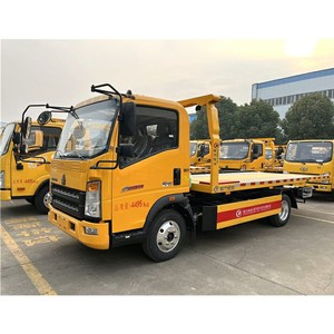 Sinotruk HOWO 4X2 3 Tons 4Ton Slide <b>Flatbed</b> Tow <b>Truck</b> Road Wrecker <b>Truck</b> - Product Image 5