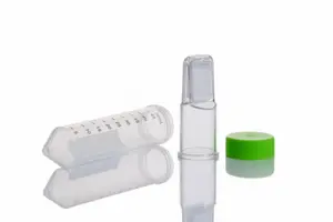 Unidade de filtro centrífugo oem, tubo centrífugo ultrafino transparente médico 15ml