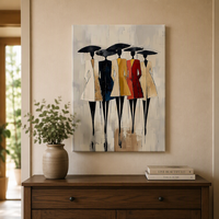Peinture sur toile abstraite, portrait imprimé numériquement, style huile, art mural moderne, décoration intérieure pour salon