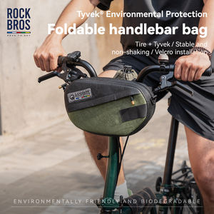 Bolsa de Manillar <span class=keywords><strong>para</strong></span> Bicicleta ROCKBROS Serie Road to SKY, Bolsa de Manillar <span class=keywords><strong>para</strong></span> Bicicleta Plegable con Bolsa de Pecho Inclinada - Product Image 2