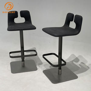 Chaises en cuir noir <span class=keywords><strong>de</strong></span> luxe, restaurant moderne, <span class=keywords><strong>bar</strong></span> à vin, café cuisine <span class=keywords><strong>pas</strong></span> <span class=keywords><strong>cher</strong></span>, <span class=keywords><strong>tabouret</strong></span> <span class=keywords><strong>de</strong></span> pied haut, ensemble <span class=keywords><strong>de</strong></span> <span class=keywords><strong>2</strong></span> - Product Image 4
