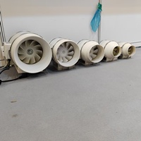 Ventilateur axial extracteur de 315 mm, 110V/220V, silencieux, pour ventilation de serre, ventilateur de conduit en ligne, ventilateur à flux mixte
