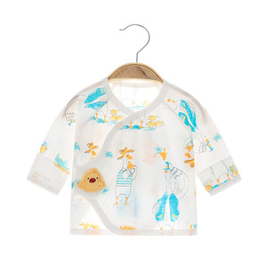 Vente en gros d'usine/OEM – Nouvelle chemise de nuit d'été ultra-fine sans couture en coton pour bébé nouveau-né (<span class=keywords><strong>demi</strong></span>-dos) - Product Image 3