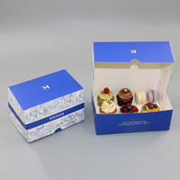 Boîtes à gâteaux personnalisées en gros, emballage en carton avec matériaux écologiques pour la livraison de gâteaux et de desserts de boulangerie