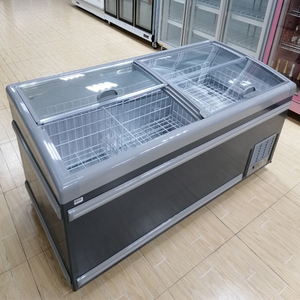 Réfrigérateur de poitrine profonde, à dégivrage automatique horizontal, commercial, île, déverrouillage automatique - Product Image 2
